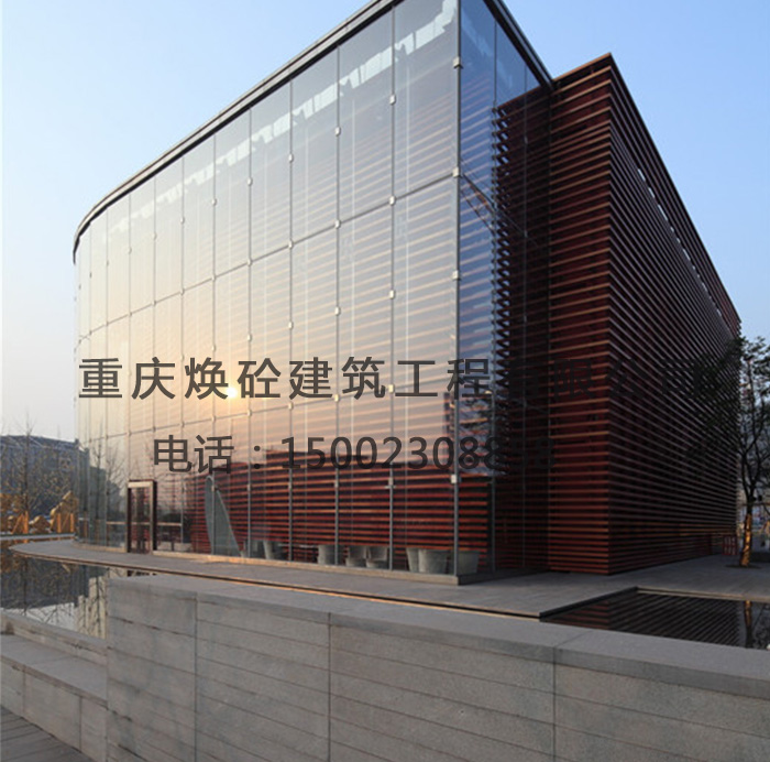 重庆绿地•保税中心展示馆清水混凝土保护工程